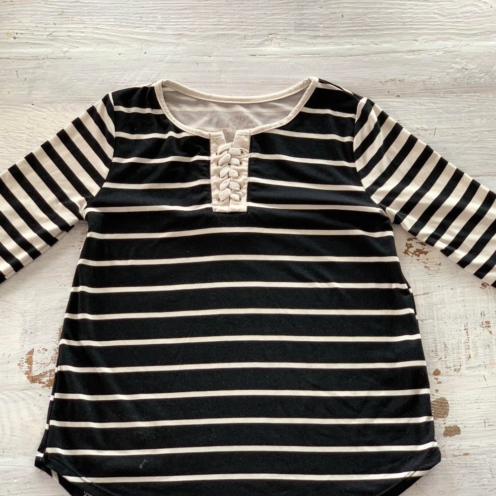 Kids nautical striped shirt
